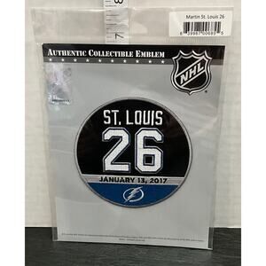 Tampa Bay Lightning Marty St. Louis #26 Retirement Jersey Patch